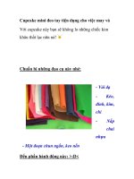 Cupcake mini đeo tay tiện dụng cho việc may vá pps