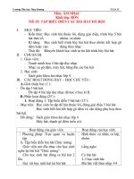 Giáo án âm nhạc lớp 4: TẬP BIỂU DIỄN CÁC BÀI HÁT ĐÃ HỌC pptx