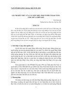 Báo cáo nghiên cứu khoa học: 