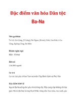 Đặc điểm văn hóa Dân tộc Ba-Na potx