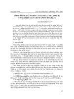 Báo cáo nghiên cứu khoa học: 