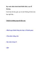 Kẹo mút nhân bánh hình Hello Kitty cực dễ thương pdf