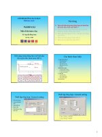 Địa kỹ thuật : Plaxis v.8.2 - Một số bài toán ví dụ - Móng băng pps