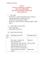 Giáo án âm nhạc lớp 5: ÔN TẬP 2 BÀI HÁT: REO VANG BÌNH MINH HÃY GIỮ CHO EM BẦU TRỜI XANH doc