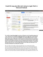 Gmail bổ sung giao diện mới, tương tự Apple Mail và Microsoft Outlook ppsx