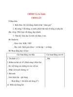 Giáo án lớp 4 môn CHÍNH TẢ (So Sánh) CHIM GÁY pot