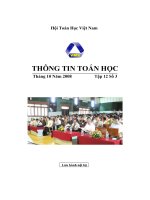 Thông tin toán học tập 12 số 3 pps