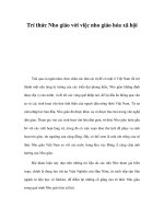 Trí thức Nho giáo với việc nho giáo hóa xã hội ppt