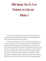 Đối thoại Âu-Á: Lev Tolstoi và Lão tử Phần 1 docx