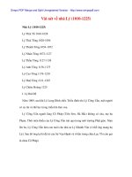 Vài nét về nhà Lý (1010 - 1225)_ phần 1 ppt