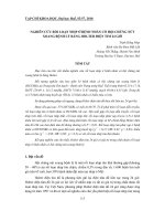 Báo cáo nghiên cứu khoa học: 