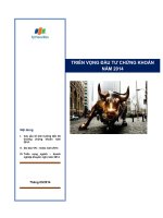 TRIỂN VỌNG đầu tư CHỨNG KHOÁN năm 2014 các yếu tố ảnh hưởng đến thị trường chứng khoán năm 2014 dự báo VN index năm 2014 triển vọng ngành doanh nghiệp khuyến nghị năm 2014 tháng 03 năm 2014