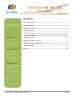 BÁO cáo THỊ TRƯỜNG quý i năm 2012 phòng phân tích đầu tư CTCP chứng khoán FPT