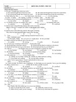 KIỂM TRA 15 PHÚT- TEST 125 potx