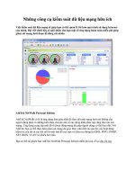 Những công cụ kiểm soát dữ liệu mạng hữu ích ppsx