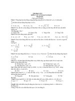 THI HỌC KÌ I MÔN: VẬT LÍ 12 BAN CƠ BẢN - Mã đề 624 potx