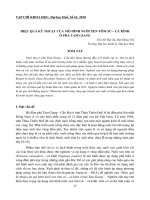 Báo cáo nghiên cứu khoa học: 