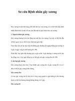 Sơ cứu Bệnh nhân gãy xương pot