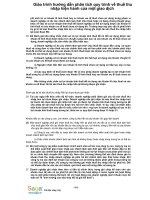 Giáo trình hướng dẫn phân tích quy trình về thuế thu nhập hiện hành của một giao dịch p1 pps