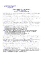 KIỂM TRA HỌC KỲ I MÔN VẬT LÝ KHỐI 12 - TRƯỜNG THPT LÊ MINH XUÂN pdf