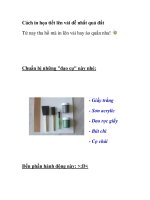 Cách in họa tiết lên vải dễ nhất quả đất docx