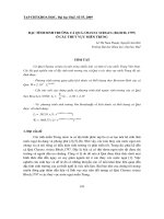 Báo cáo nghiên cứu khoa học: 