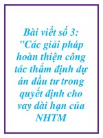 Bài viết số 3: 