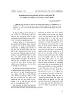 Báo cáo nghiên cứu khoa học: 