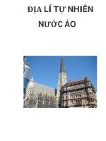 ĐỊA LÍ TỰ NHIÊN NƯỚC ÁO doc