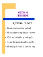 Bài giảng Nguyên lý Quản trị học - Chương 6 pptx