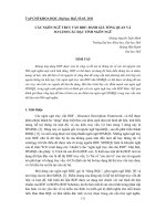 Báo cáo nghiên cứu khoa học: 