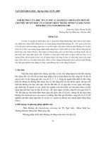 Báo cáo nghiên cứu khoa học: 