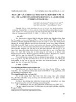 Báo cáo nghiên cứu khoa học: 