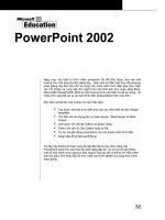 Giáo trình PowerPoint 2002 part 1 pdf