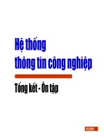 Hệ thống thông tin trong công nghiệp - Tổng kết - Ôn tập pps