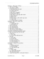 Cở lý thuyết của MAYA - Chương 1 pps