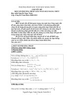 Một số PP giải bài toán Bất đẳng thức