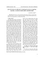 Báo cáo nghiên cứu khoa học: 