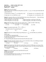 ĐỀ THI MÔN : VẬT LÝ ( Đề 2 ) pdf