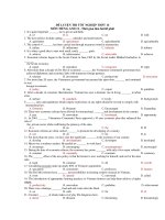 ĐỀ LUYỆN THI TỐT NGHIỆP THPT MÔN TIẾNG ANH 12 - ĐỀ SỐ 14 potx