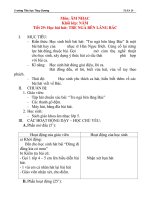 Giáo án âm nhạc lớp 5: Học bài hát: TRE NGÀ BÊN LĂNG BÁC pot