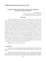 Báo cáo nghiên cứu khoa học: 