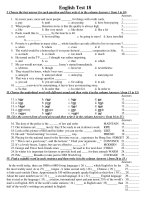 English Test 18 doc