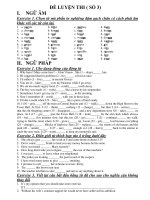 ĐỀ LUYỆN THI ( SỐ 3) docx