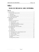 Giáo trình quản lý mạng - Phần 1 pot