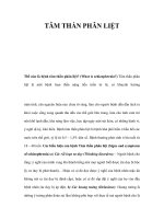 TÂM THẦN PHÂN LIỆTThế nào là bệnh tâm thần phân liệt? (What is schizophrenia?) potx