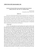 Báo cáo nghiên cứu khoa học: 