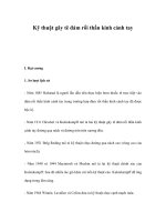 Kỹ thuật gây tê đám rối thần kinh cánh tay pps