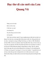 Đọc thơ di cảo mới của Lưu Quang Vũ pdf