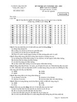 ĐỀ THI HỌC KỲ I NĂM HỌC: 2011 - 2010 MÔN: VẬT LÝ 11 CƠ BẢN - Mã đề thi 896 pdf